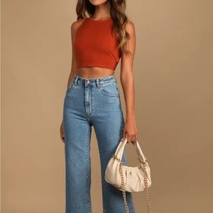 Lulu's Terracotta Sleeveless Tank Top NWT